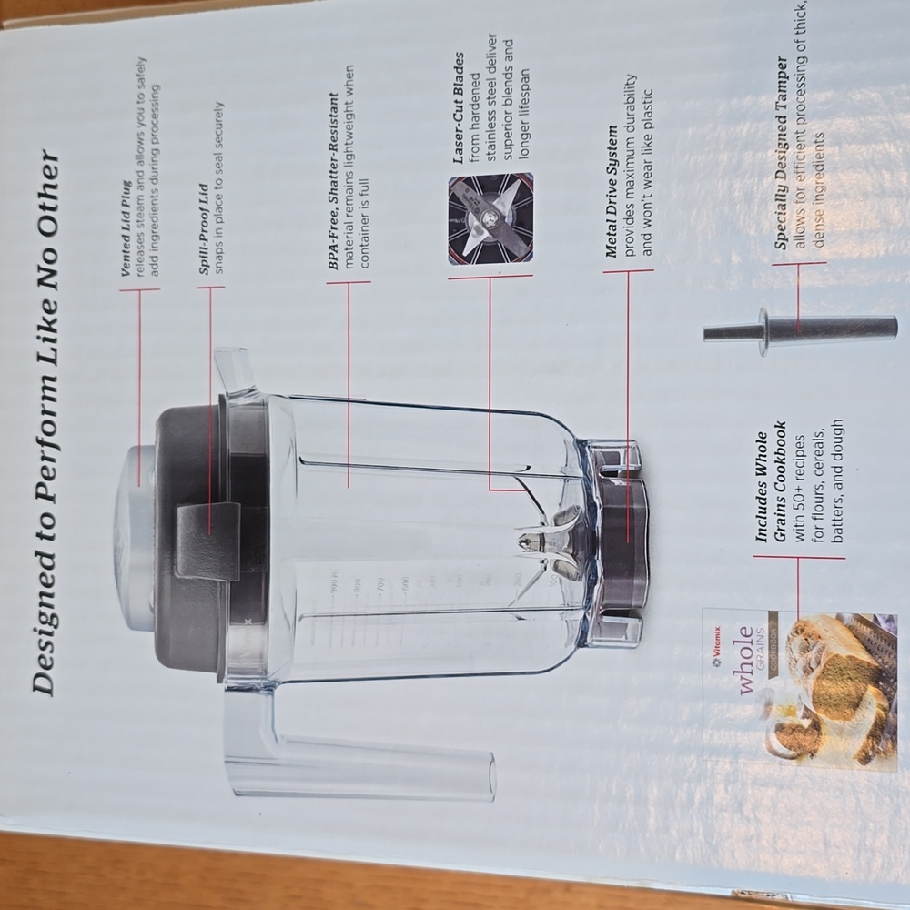 NIB Vitamix 32-Ounce Dry Grains Container - Never Opened - Picture 11 of 16